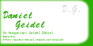 daniel geidel business card