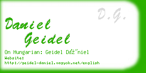 daniel geidel business card